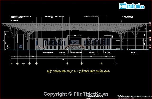 File cad,bản vẽ điện,bản vẽ kiến trúc,bản vẽ đường nước,khu vui chơi,Nhà hát tỉnh quảng ninh